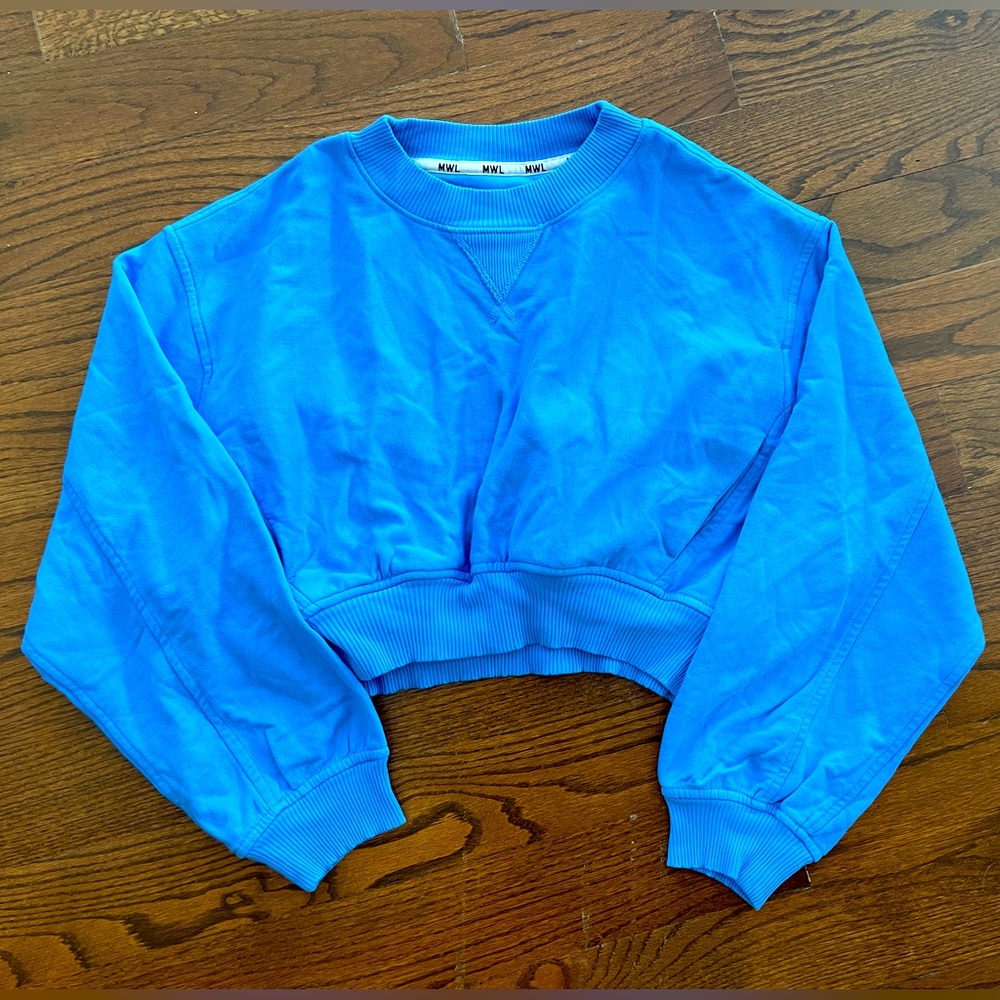 Madewell cropped sweatshirt